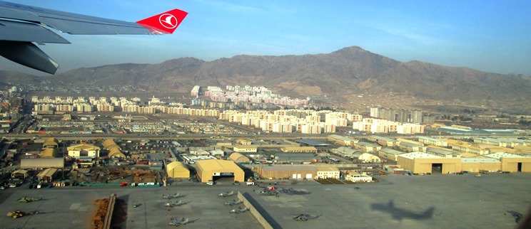 Constructions au nord de l'aéroport de Kaboul