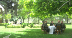 Le parc de l'ambassade à Kaboul