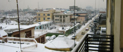 Kaboul sous la neige