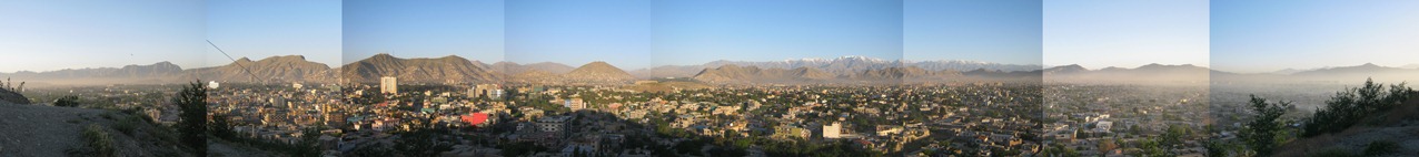 Panoramique depuis Bibi Mahruh
