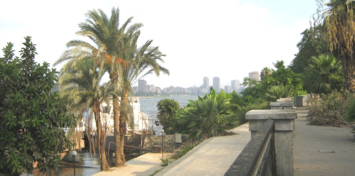 La Corniche du Nil au Caire