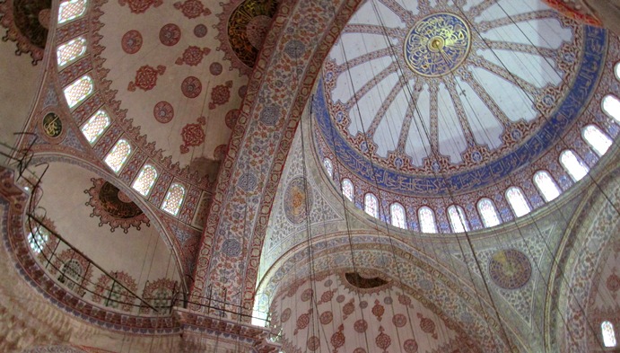 Voutes de Sultanahmet, la mosquée bleue